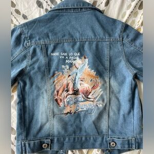 Bad Bunny Denim Jacket - Removable Hood - Nadie Sabe Song